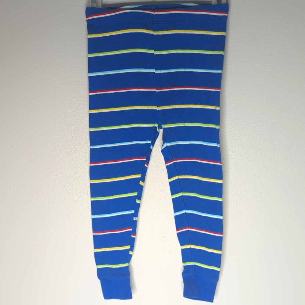 Boys Multi-color Stripe Pajama Bottoms